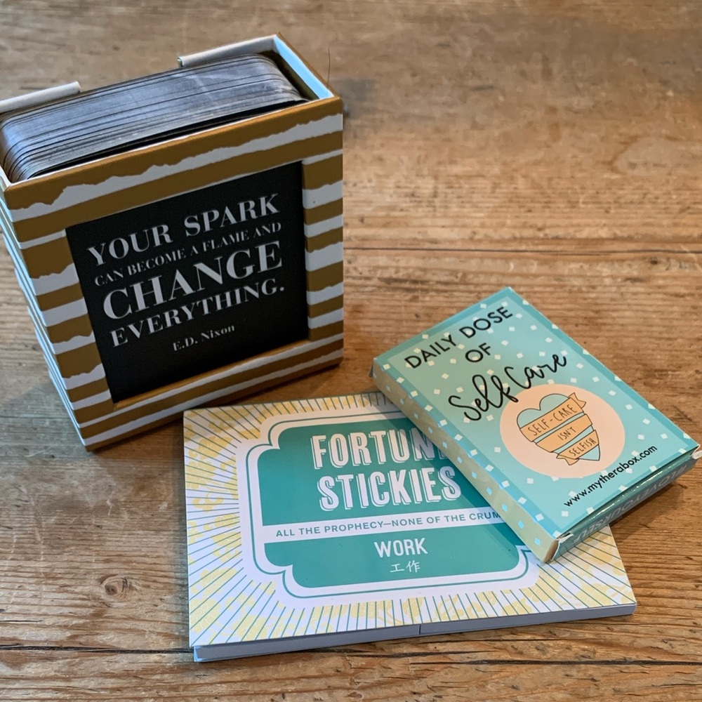Inspirational, Motivational Set of cards and Sticky Notes like new giftable!